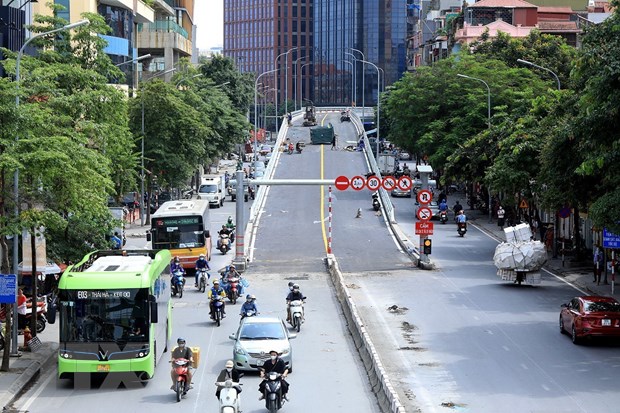 Hà Nội: Phương án phân luồng phương tiện qua cầu vượt tại nút giao Chùa Bộc - Phạm Ngọc Thạch