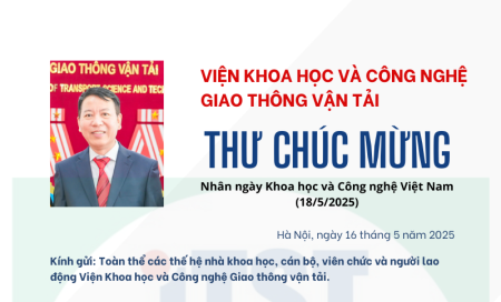 Thư chúc mừng ngày KHCN của Viện trưởng Trần Bảo Ngọc