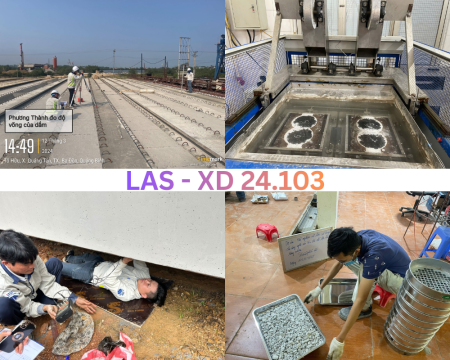 VIỆN CHUYÊN NGÀNH ĐƯỜNG BỘ SÂN BAY – VIỆN KHOA HỌC VÀ CÔNG NGHỆ GTVT – BỘ XÂY DỰNG công bố năng lực hoạt động thí nghiệm chuyên ngành xây dựng